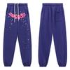 Sp5de Singer Spider Web Letter Hoodie Sweatshirt Pants Set Men Women Streetwear Sporty Casual Outfit