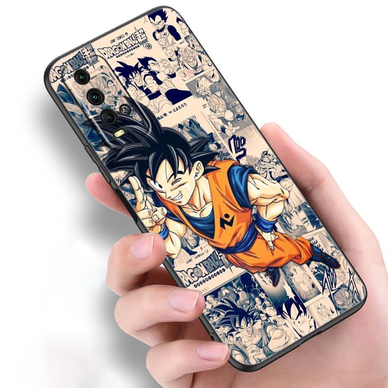 Силиконовый чехол для телефона Anime Son Goku Ultra Instinct для Xiaomi Redmi Note 10 10T 10S 9S 8T 9 8 7 Pro Max 9A 9C 9T черный мягкий чехол