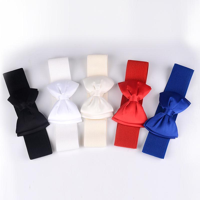 Шифоновый бант Эластичный пояс Бант Эластичный поясной ремень Пояс-корсет Женский пояс