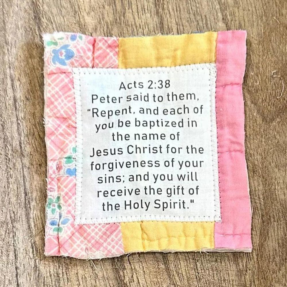 С Символикой Креста Внутри Стихи Лоскутные одеяла Индивидуально Красочный Карман Карман Молитвенное лоскутное одеяло