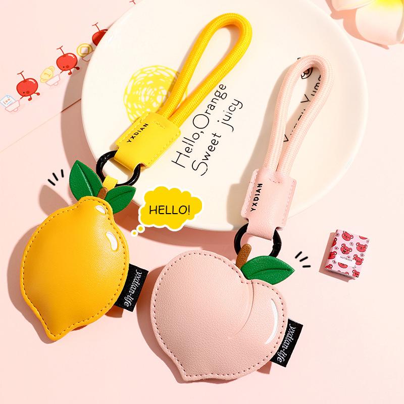 Женщины Девушки Подвеска Декоративная Имитация Фруктов DIY PU Кожа Моды Мультфильм Сумка Украшения Подарочные Аксессуары