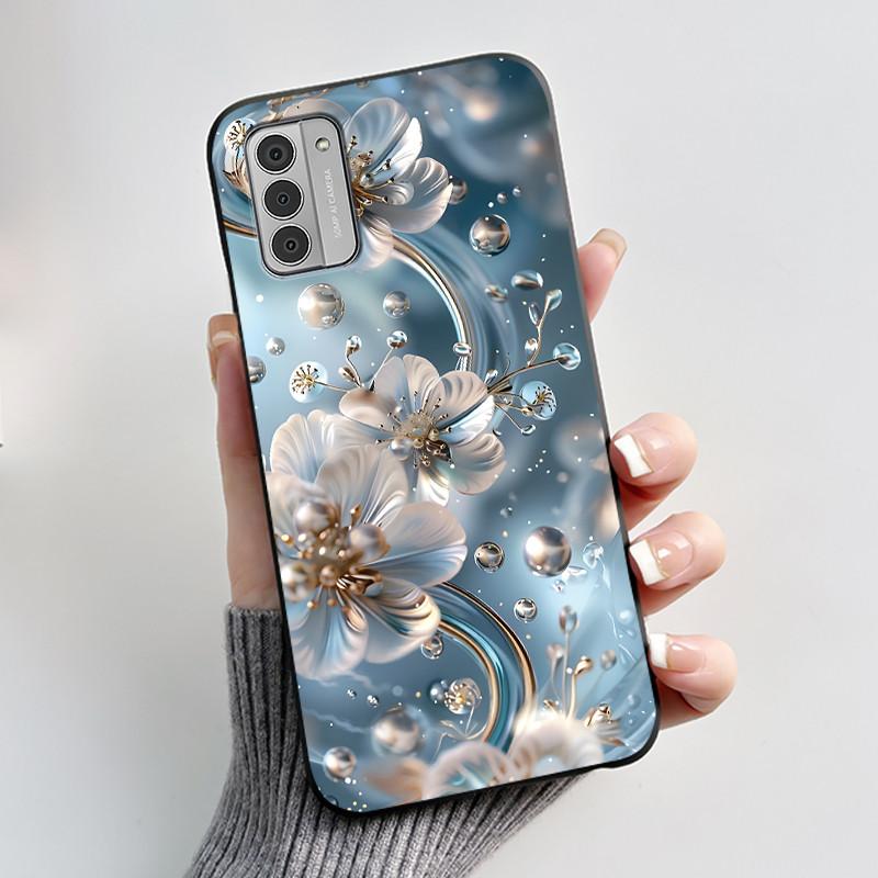 Для Nokia G42 Чехол Роскошный Цветок Бабочка Силиконовый Мягкий ТПУ Задняя Крышка для Nokia G42 G310 NokiaG42 G 310 NokiaG310 5G 2023 Чехол