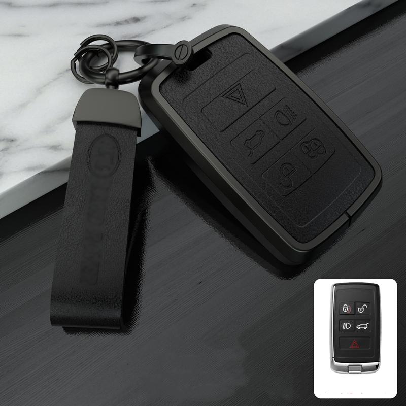 Чехол для ключей из кожаного сплава, защитный чехол для Land Rover Range Rover Discovery 5 Sport, брелок для ключей JAGUAR XE XF XJ F PACE