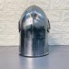 Medieval Barbuta Visored Warrior   Knight Armory   Steel Armour Helmet  Cosplay Costume Halloween Props