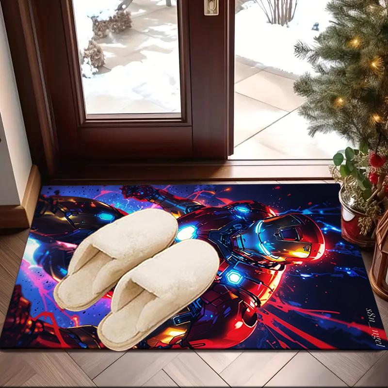 Iron Hero's Rise Area Rug Suitable for Indoor And Outdoor,Carpets for Kitchens, Homes, Offices, Living Rooms,Home Decor,Christmas Gift
