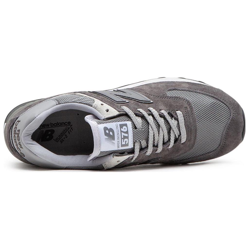 New Balance 576 Сделано в Англии Темно-серые кроссовки унисекс Steeple-Grey Alloy OU576PGL