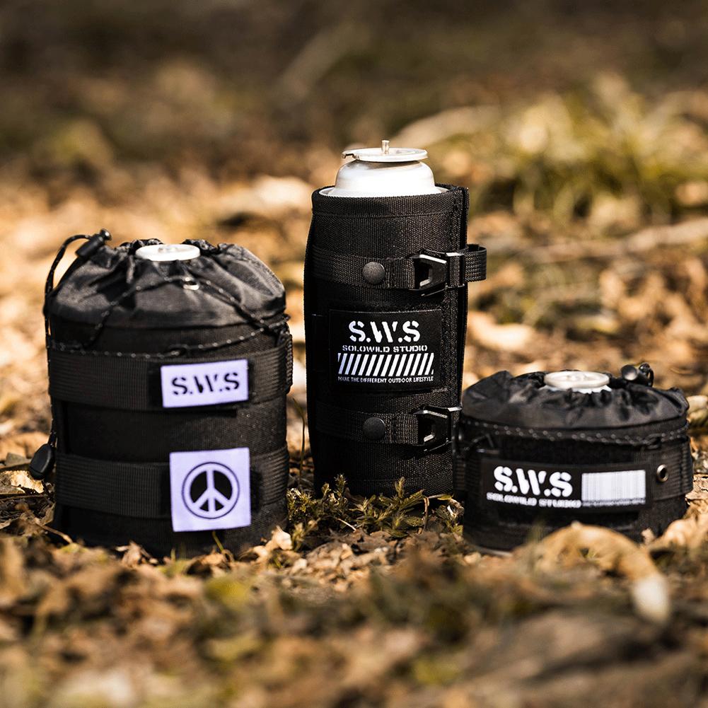 Camping Gas Protective Cover Anti-Fall Gas Tank Protective Case Waterproof Outdoor Gas Cylinder Sleeve for Outdoor Camping