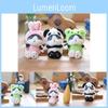 Adorable Plush Cat Keychain Soft Cute Cartoon Kitty Bag Charm Stuffed Doll