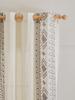 Boho Curtains for Bedroom Linen Boho Curtains 84 Inches Long 2 Panels Farmhouse Curtains