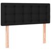 Box Spring Bed with Mattress Black 80 x 200 cm Fabric