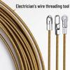 Electrician's Universal Steel Wire Threader and Pulling Tool for Concealed Conduit.