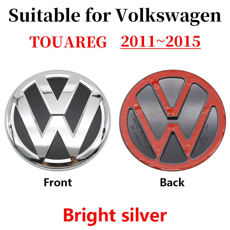 For Volkswagen Touareg 2011-2015 Rear Emblem Trunk Badge Logo Rear Tailgate Decal Sticker Compatible With VW Touareg II Facelift FE2