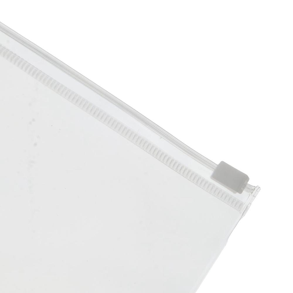 Durable Transparent Storage Bag PVC Folder Pouch File Organizer Binder Document Document Folder