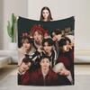 S-StrayKids Одеяло Качество Супермягкое K-pop Мальчики Группа Плед Зима Дети Гостиная Узор Покрывало