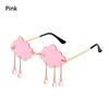 Cloud Shaped Shades Steampunk Sunglasses Disco Glasses Rimless Sunglasses Clouds Tassel Sunglasses