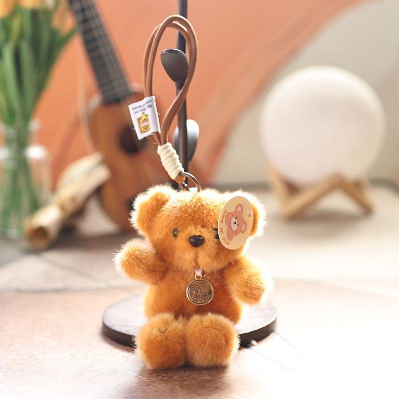 Raccoon Plush Toy Keychain With Soft Cotton Filling For Kids And Adults