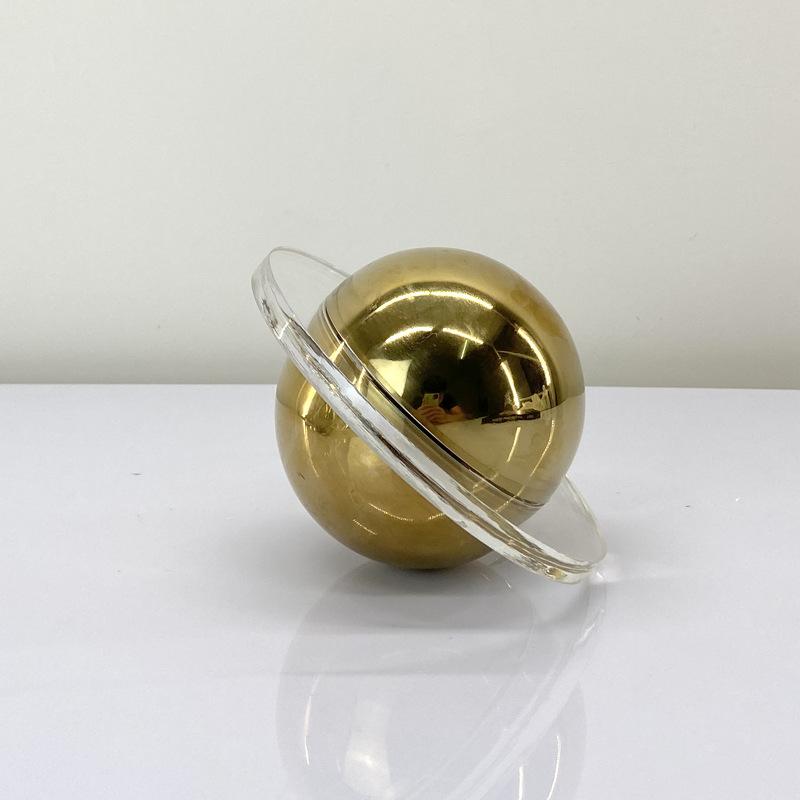 Простой современный серебряный золотой хрустальный декоративный шар украшения креативный бумажный грузик кабинет модель комнаты настольное украшение