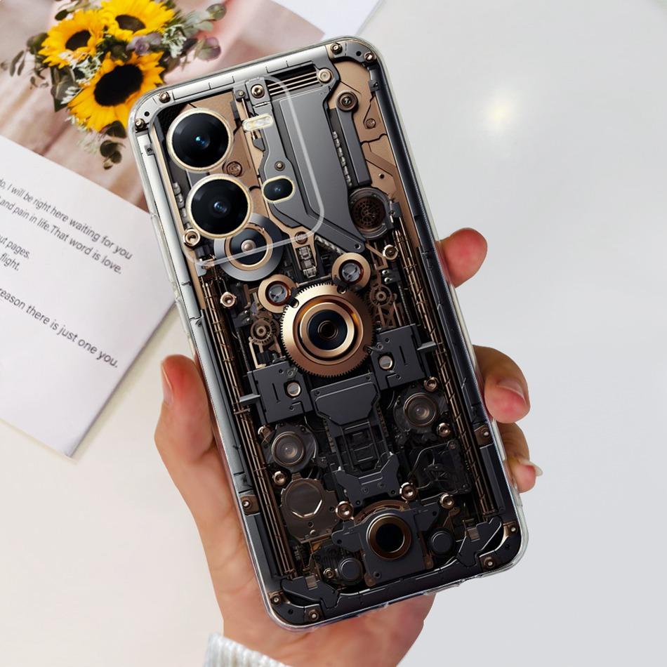 Чехол для Vivo V25 5G Vivo V25e 4G VivoV25 V 25 25E V2202 V2201 Модный Крутой Рисунок Мягкий Силикон ТПУ Чехлы для Телефона
