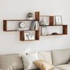 VidaXL Wall Shelf Old Wood 167.5x18x68 Cm Engineered Wood 853324