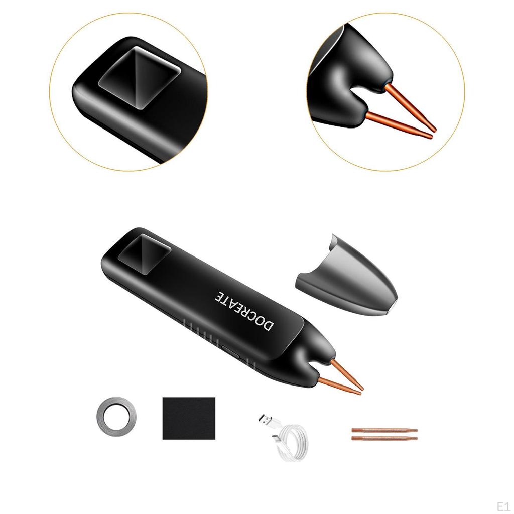 Portable DIY Handheld Spot Welder Adjustable Rechargeable for Phone Battery