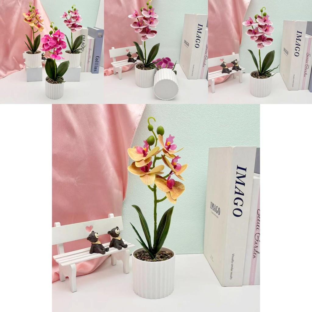 Indoor Orchid Plant Artificial Greenery For Wedding Home And Commercial Spaces