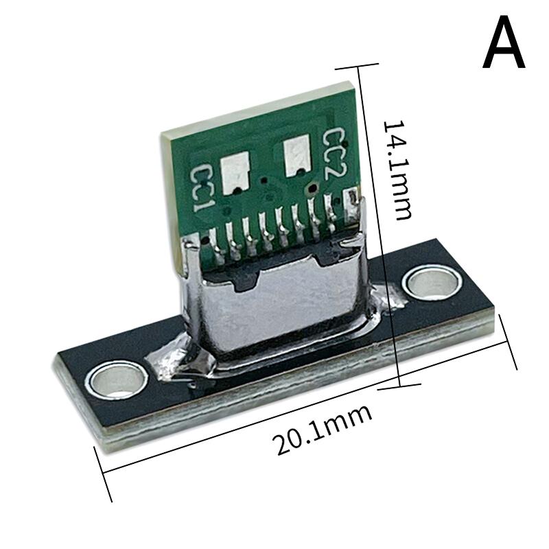 Гнездо USB 3.1 Type C с винтовой фиксирующей пластиной Гнездо USB Type-C 3.1 Type-C 2Pin 4Pin 5Pin 6Pin Гнездо разъема