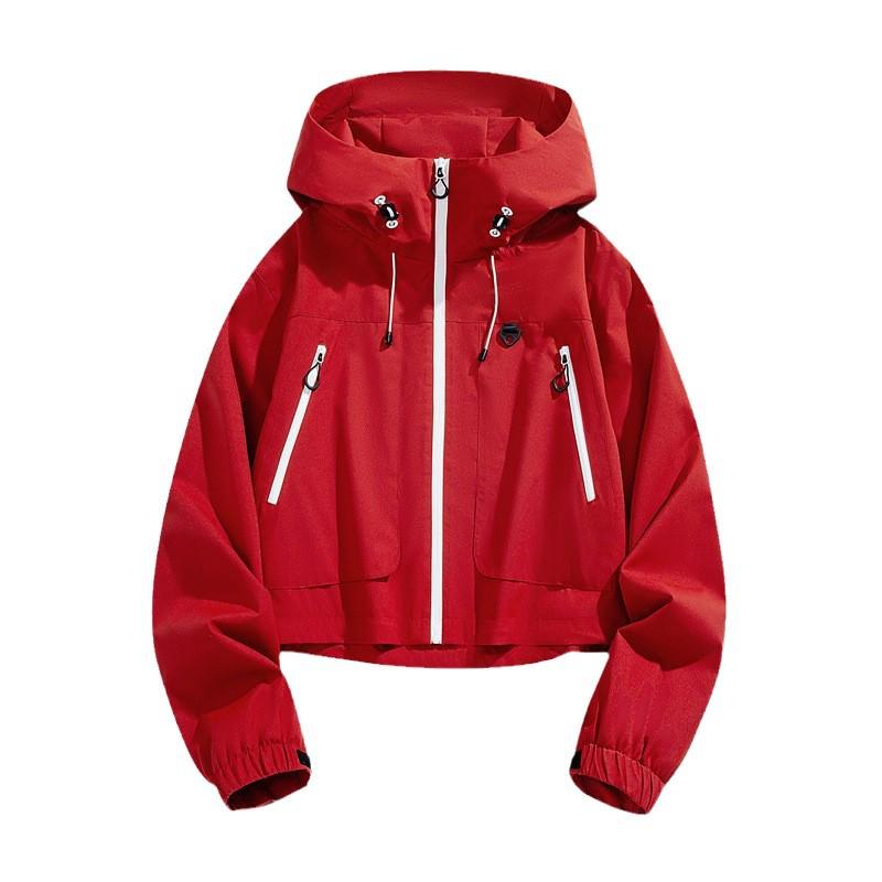 Женская ветрозащитная куртка Woodpecker - Весна/Осень 2025, Водонепроницаемая, в уличном альпинистском стиле, для пар.