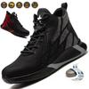 Indestructible Mining Boots Work Boots Steel Toe Safety Shoes Men Work Shoes Sneaker Lightweight Anti-Puncture Safety Shoes Men