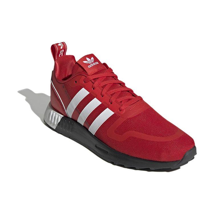 Adidas Multix Logo Print - Ярко-красные мужские кроссовки Обувь-Белый Core-Черный GZ3534