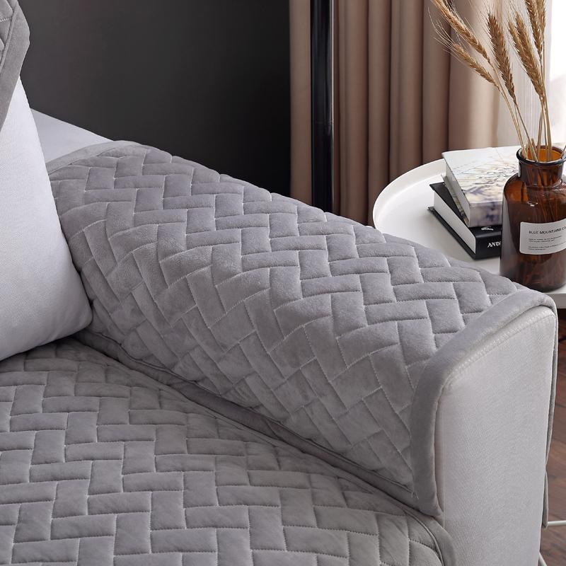 Бархатное полотенце для дивана, утолщенное покрывало для дивана, одеяло для домашнего дивана, чехлы для кресла, защита для кресла, угловая подушка для дивана, коврик для собаки и ребенка