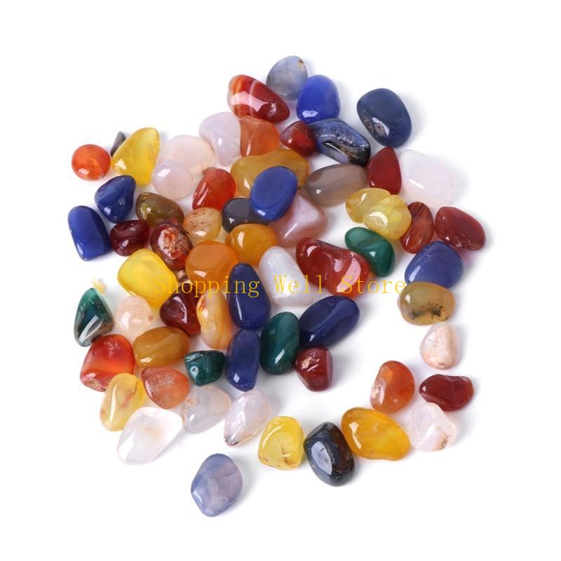 KX4B Аквариумный Гравий Камни Натуральные Полированные Декоративные Камни Мелкие Камушки для Аквариумов Декорация Ландшафта