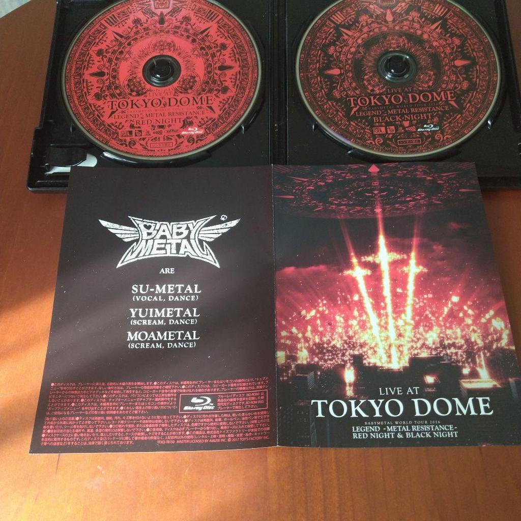 [Б/У] BABYMETAL LIVE AT TOKYO DOME Blu-ray набор из 2 дисков