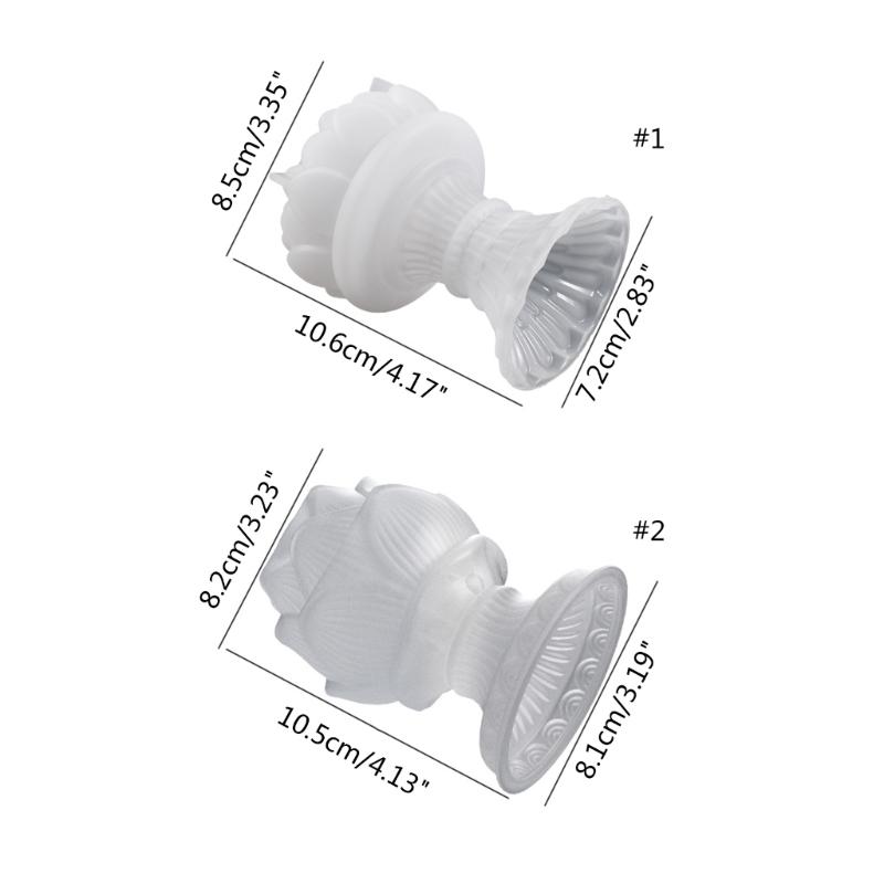 Lotus Mirror Candle Holder Resin Molds Tray Silicone Molds for Resin Epoxy Casting Mold for DIY Candlestick Jewelry