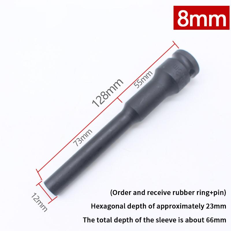 Торцевой гаечный ключ с приводом 1/2 дюйма, шестигранная торцевая головка 8-19 мм, инструменты для снятия шин, адаптер, гаечный ключ, переходник