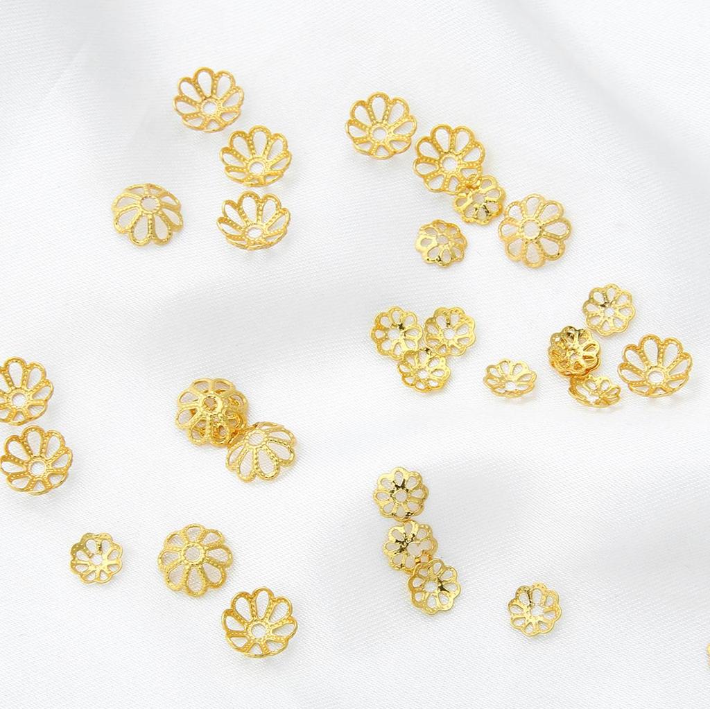 10 шт 18-каратное золото медь сосуд цветок подвески для DIY ожерелье браслет ювелирных изделий ремесло