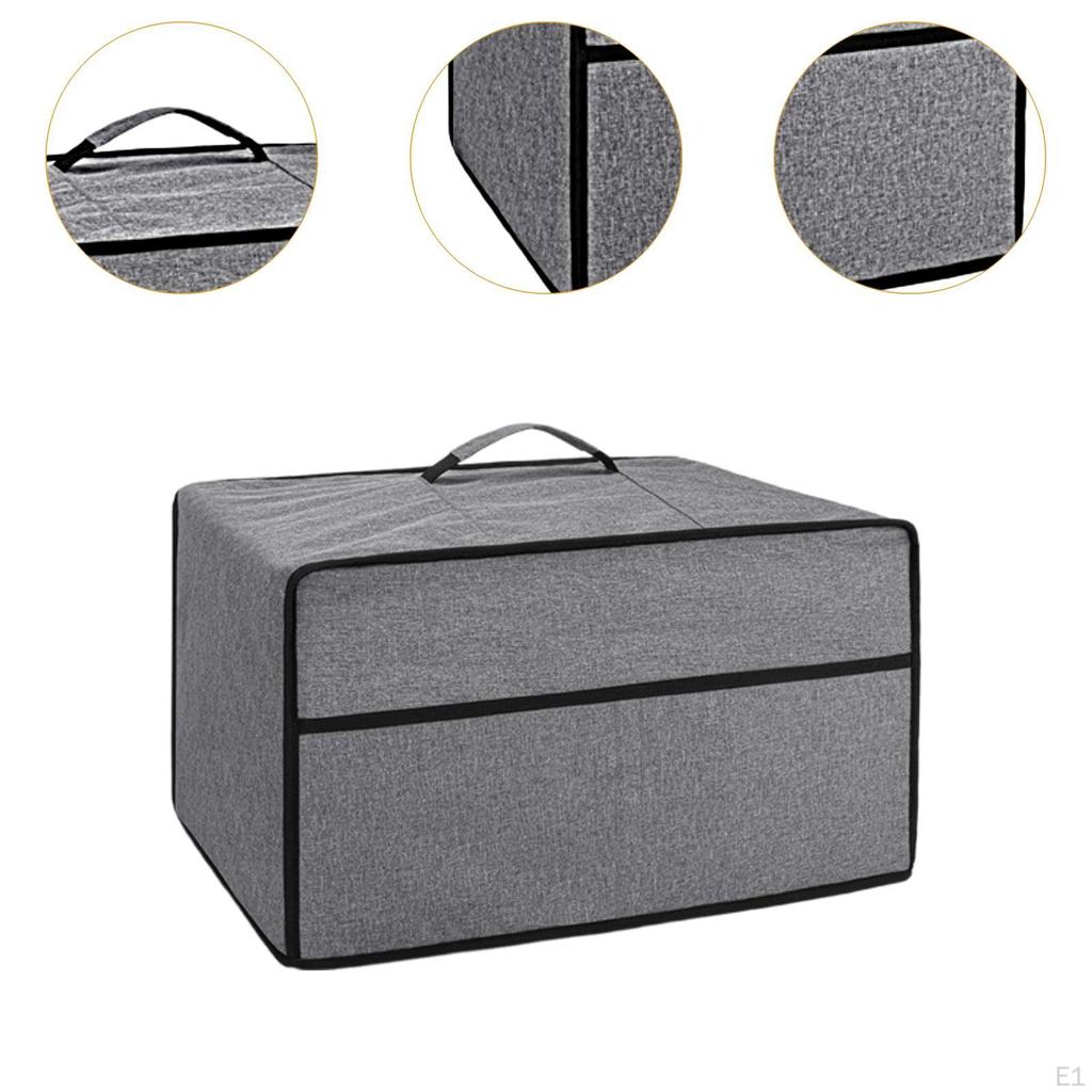 Чехол от пыли для микроволновой печи, тканевый с передним карманом, портативный, защитный, микроволновая печь