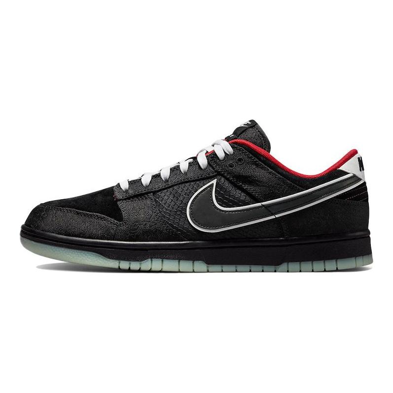 Кроссовки унисекс League of Legends x Nike Dunk Low Черные Белые Ярко-малиновые DO2327-011