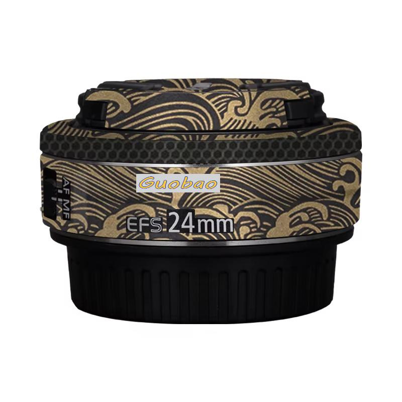 Декаль-скин для объектива Canon EF-S 24mm F2.8 STM, защитная пленка-чехол для объектива Canon EF-S24 F2.8, защитная наклейка для canon 24mm 2.8