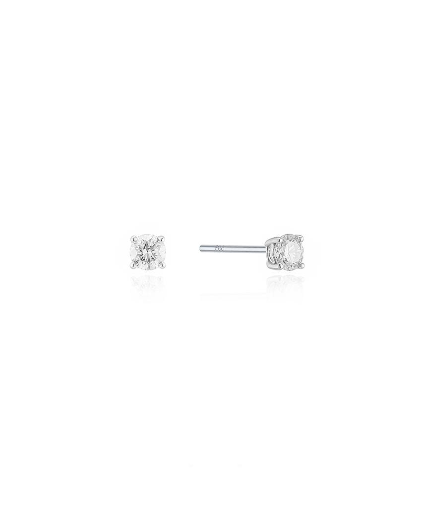 Серьги Lloyd Essential с 4 зубцами, бриллиант, 14 карат Lpfp1006D