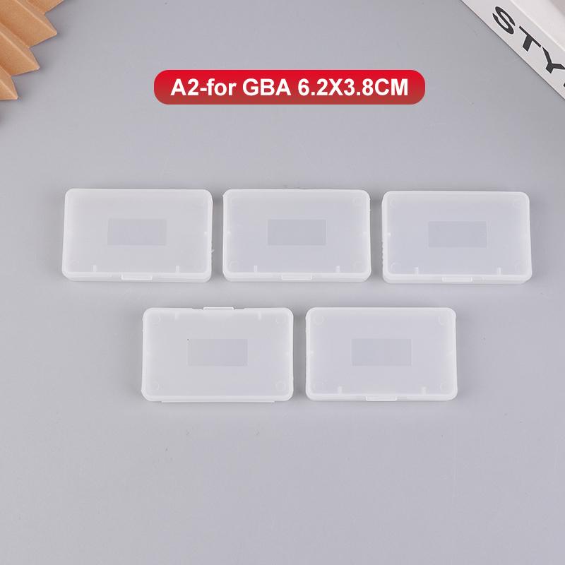 5 шт. Прозрачный кейс для игрового картриджа для Gameboy Advance Gba Gbc Пластиковая пылезащитная коробка-крышка для Gameboy Color Pocket