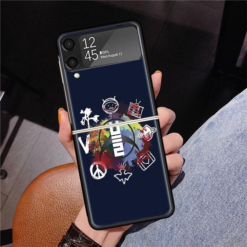 Band U-U2 Rock Phone Case For Samsung Z Flip 7 6 5 4 3 Galaxy ZFlip7 ZFlip6 ZFlip5 ZFlip4 ZFlip3 5G Print Cover