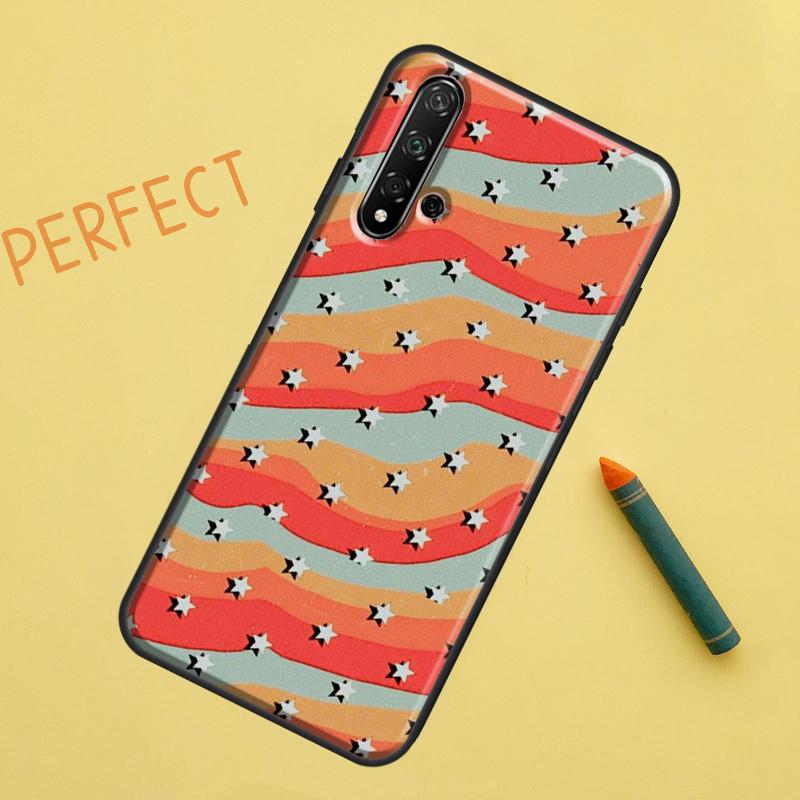 Звезды Красочный Чехол Для Huawei Nova Y90 Y70 Y61 Y60 9 10 SE Nova 5T 11i 8i 7i 3i P20 P40 P30 Lite P60 Pro