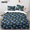 3D Shark Fish Duvet Cover Beach Ferocious Shark Theme Bedding Set Ocean Sea Comforter Cover for Kids Women Men Room Decorations
