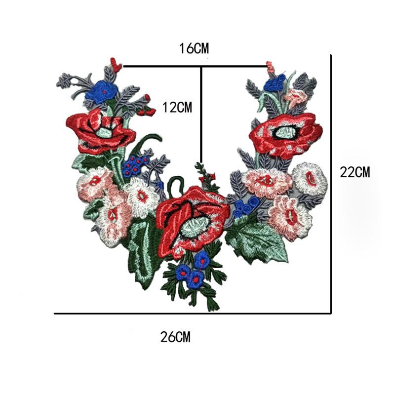 1 шт. красно-синяя кружевная ткань с вырезом и воротником, свадебное платье ручной работы ручной работы, кружевной воротник для шитья, принадлежности для рукоделия