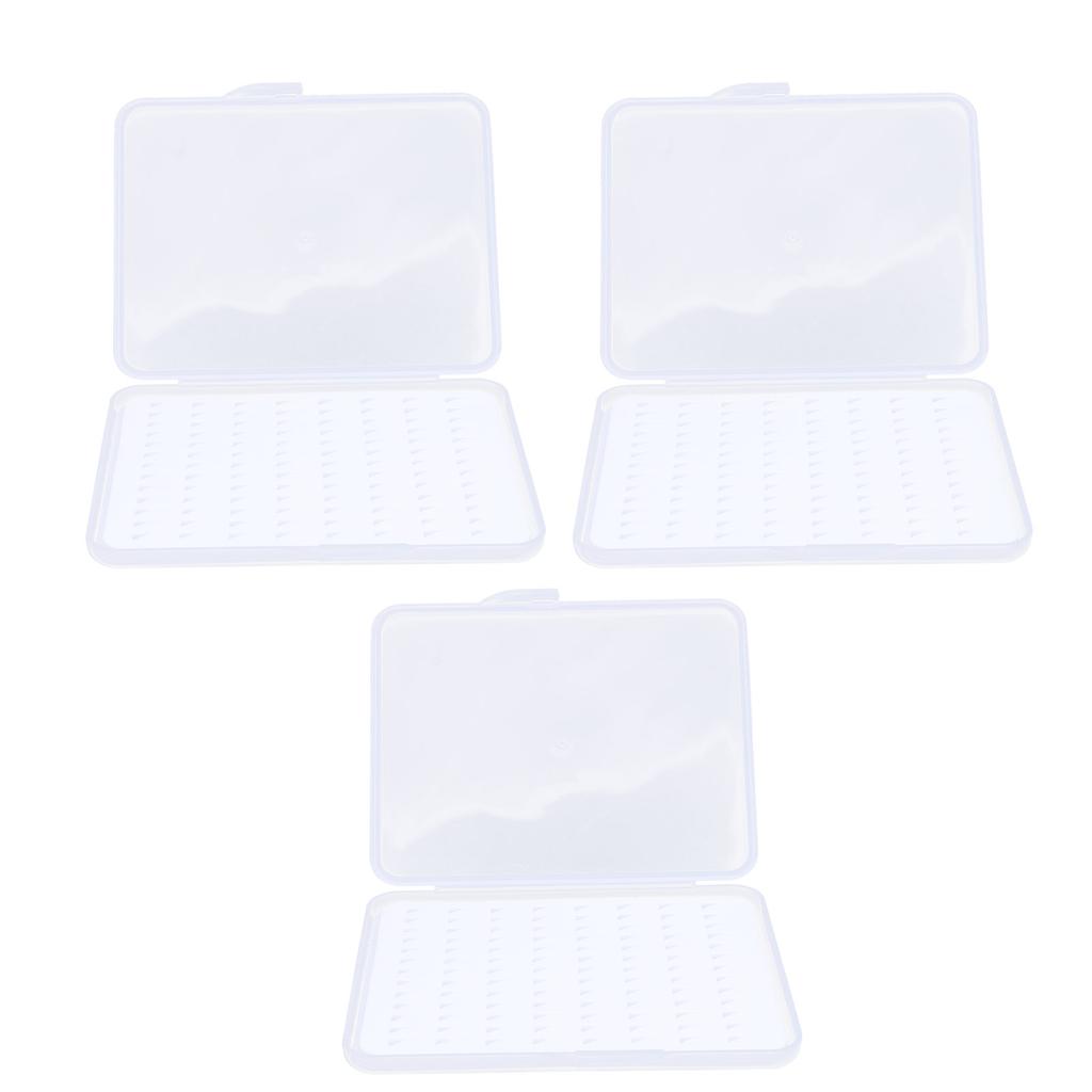 3Pcs Single Side Transparent Portable Fishing Lure Bait Waterproof Accessory Storage Boxmedium