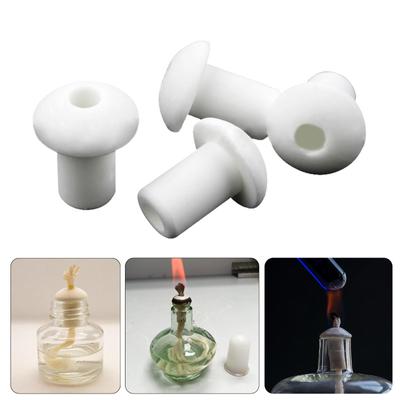 Упаковка из 30 керамических держателей фитилей для масляной лампы, удобные фарфоровые спиртовые подставки для фитилей, практичные аксессуары для фитилей