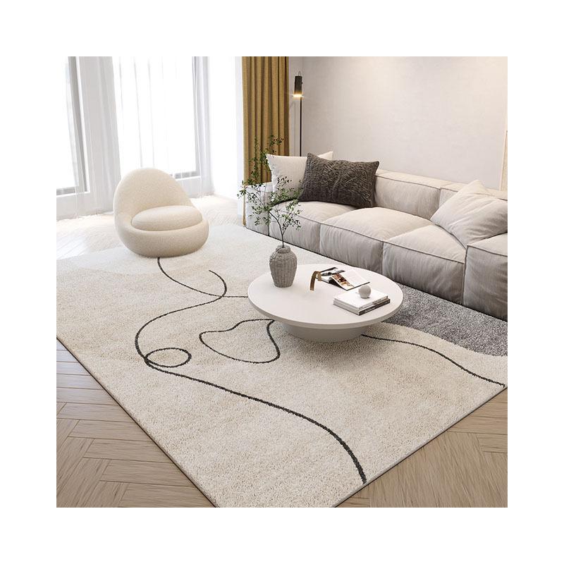 Living Room Carpet Plush Floor Mat Coffee Table Carpet Household Bedroom Bedside Carpet