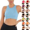 Women's Fashion Thread Yoga Vest Seamless Knit Running Sports Tight Fitness Yoga Vest Top