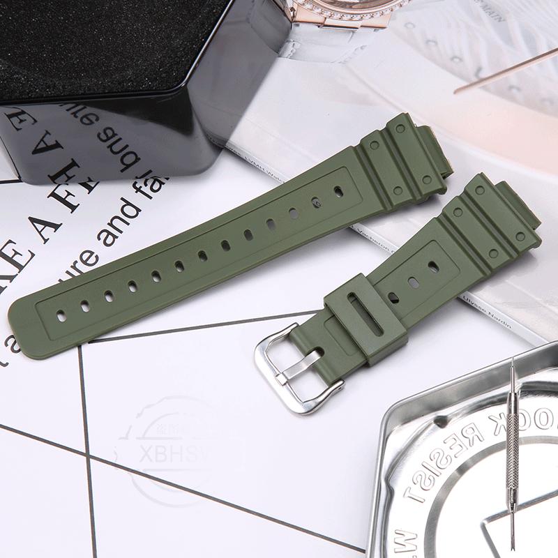 Быстросъемный смоляной ремешок для Casio GA2100 2110 Мужской Спортивный Водонепроницаемый Резиновый Ремешок для часов Аксессуары для часов