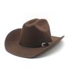 Men'S Knight Hat Felt Hat Maoni Hump Adjustable Western Cowboy Hat